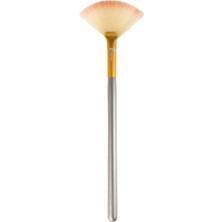 Demstar Professional Makeup Brush Champagne Highlighter Fan Yelpaze Makyaj Fırçası No:16