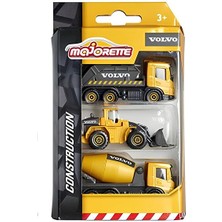 Majorette Volvo 3’lü Inşaat Araçları 1
