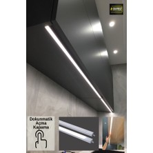 Diyez Dokunmatik Butonlu Dekoratif Mutfak Tezgah Altı LED Lineer Aydınlatma - 50cm - 6500K Beyaz Işık