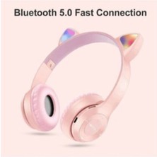 AbaTech P47M Kedili Kablosuz Bluetooth Kulaklık - Pembe