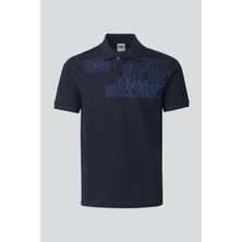 Gmg Firenze Polo Yaka %100 Pamuk Önü Baskılı Erkek T-shirt