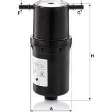Carzen Vw Crafter E5 2.0 Tdı Yakıt Filtresi Mann Filter 2012-2016