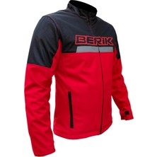 Berik Peace Softshell Korumalı Motosiklet Montu Kırmızı