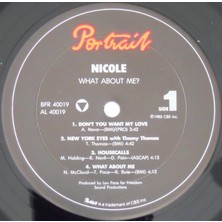 Nicole  – What About Me? Funk Soul Vinly Plak Alithestereo