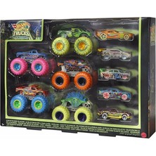 Hot Wheels Monster Trucks Karanlıkta Parlayan Araçlar Paketi HCB57
