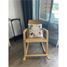 Saymine Çapraz Model Punch Kırlent Kılıfı