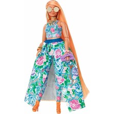 Barbie Extra Fancy Çiçekli Kostümlü Bebek HHN14