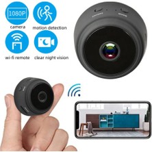 Qasul Mini Güvenlik Kamerası, 1080P Hd Wifi Kablosuz Ev Güvenlik Kamerası, Gece Görüşü