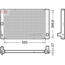 Denso Radyatör DRM50123 Corolla-Aurıs (07>) 1.4 D-4d 164000N060 Gold