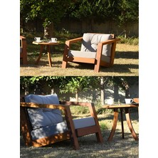 Attaleia Furniture ADEN AHŞAP TEKLİ KOLTUK