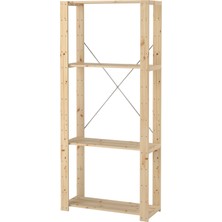 IKEA Raf Ünitesi, Çam, 78X31X171 cm