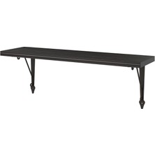 IKEA Duvar Rafı, Venge-Antrasit, 80X20 cm