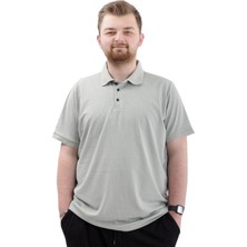 ModeXL  Büyük Beden Erkek Tişört Polo Yaka Jakar U24337 Çağla