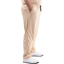 ModeXL  Büyük Beden Erkek Jogger Platin Jakar 24913 Bej