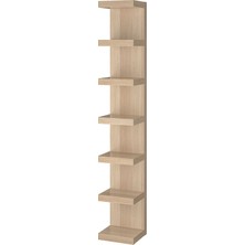 IKEA Ayaksız Duvar Rafı, Ağartılmış Meşe Görünümlü, 30X190 cm