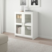 IKEA Konsol, Cam-Beyaz, 78X95 cm