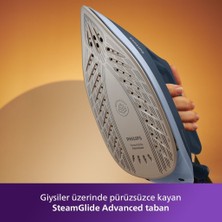 Philips Perfectcare Hızlı, Ekstra Kompakt 6000 Serisi 2400 Watt Buhar Kazanlı Ütü Mavi – Beyaz