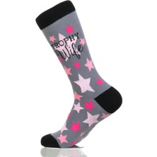 Happy Socks Ithal Özel Seri Unisex Trophy Wife Renkli Soket Çorap