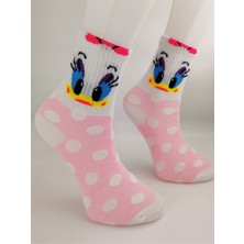 Bonapart Unisex Daisy Duck Kolej Çorap