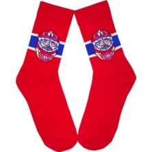 Happy Socks Ithal Özel Seri Unisex Major League Socks Patrick Roy Renkli Soket Çorap