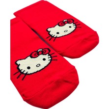 Bonapart Unisex Hello Kitty Renkli Patik Çorap