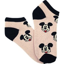 Bonapart Unisex Mickey Renkli Patik Çorap