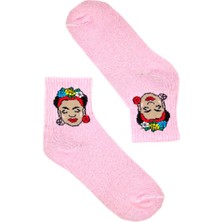 Bonapart Unisex Pink Icon Kolej Çorap