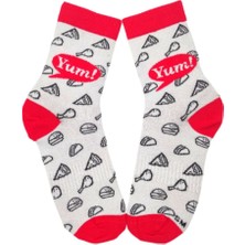 Happy Socks Ithal Özel Seri Unisex Happy Yummy Renkli Soket Çorap