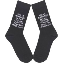 Happy Socks Ithal Özel Seri Unisex Happy Of Marriage Renkli Soket Çorap