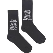 Happy Socks Ithal Özel Seri Unisex Happy Of Marriage Renkli Soket Çorap