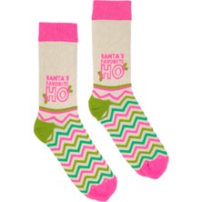 Happy Socks Ithal Özel Seri Unisex Happy Santa's Favorite Renkli Soket Çorap