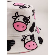 Shuttle Park Quality Fashion Happy Cow Terletmez Bucket Kova Şapka