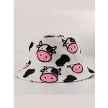 Shuttle Park Quality Fashion Happy Cow Terletmez Bucket Kova Şapka