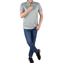 Raymons RYM-7620 Fermuarlı Polo Yaka Tişört/yeşil/l