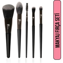 Demstar Professional Makeup Brush Soft Hair Serisi 5'Li Set (No:25-27-29-32-35 Makyaj Fırça Seti