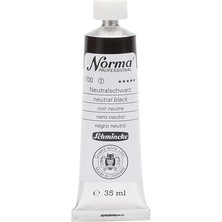 Schmincke Norma Professional Yağlı Boya 35 ml Neutral Black
