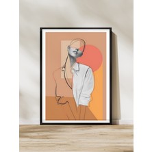 Decotorium Çerçeveli Tablo Abstract Serisi Mdf Tablo ABS/007