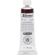 Schmincke Norma Professional Yağlı Boya 35 ml Transparent Red Brown