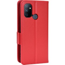 Oneplus Nord N100 Manyetik Cüzdan Yan Toka Kart Yuvaları Tutucu Için Kılıf (Yurt Dışından)