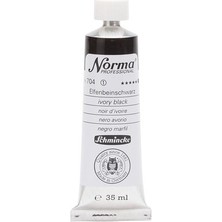 Schmincke Norma Professional Yağlı Boya 35 ml Ivory Black