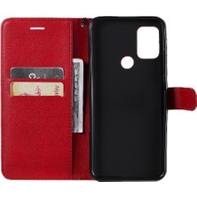 Motorola Moto G30 Için Flip CASE/G10 Klasik Düz Renk Yüksek Kaliteli Telefon (Yurt Dışından)