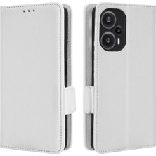 Xiaomi Poco F5 5g Için Kılıf Cüzdan Kart Yuvaları Tutucu Yan Toka Manyetik (Yurt Dışından)