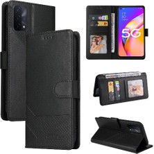 Oppo A93 5g Premium Deri Üç Kart Yuvaları Kickstand 4 Için Flip Case (Yurt Dışından)