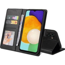 Samsung Galaxy A14 Kickstand Üç Kart Yuvaları 4 Köşe Için Flip Case (Yurt Dışından)