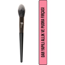 Demstar Professional Makeup Brush Soft Hair Serisi Dar Yapılı Allık Ve Pudra Makyaj Fırçası No:27