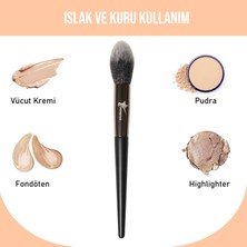 Demstar Professional Makeup Brush Soft Hair Serisi Dar Yapılı Allık Ve Pudra Makyaj Fırçası No:27