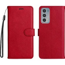 Motorola Kenar 20 Klasik Düz Renk Için Flip Case Kart Yuvası ile Yüksek (Yurt Dışından)