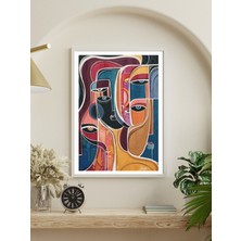 Decotorium Çerçeveli Tablo Abstract Serisi Mdf Tablo ABS/009