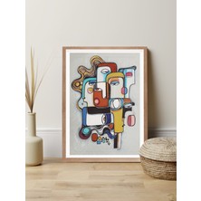 Decotorium Çerçeveli Tablo Abstract Serisi Mdf Tablo ABS/010