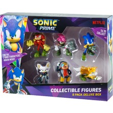 Sonic Prime 8 Li Delüks Blister Figür Seti ( Model 1 ) - 6.5 cm SON2070